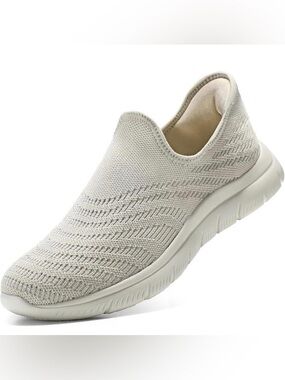 STQ Slip on Walking Shoes Arch Support Lightweight Breathable Mesh size 8, new!